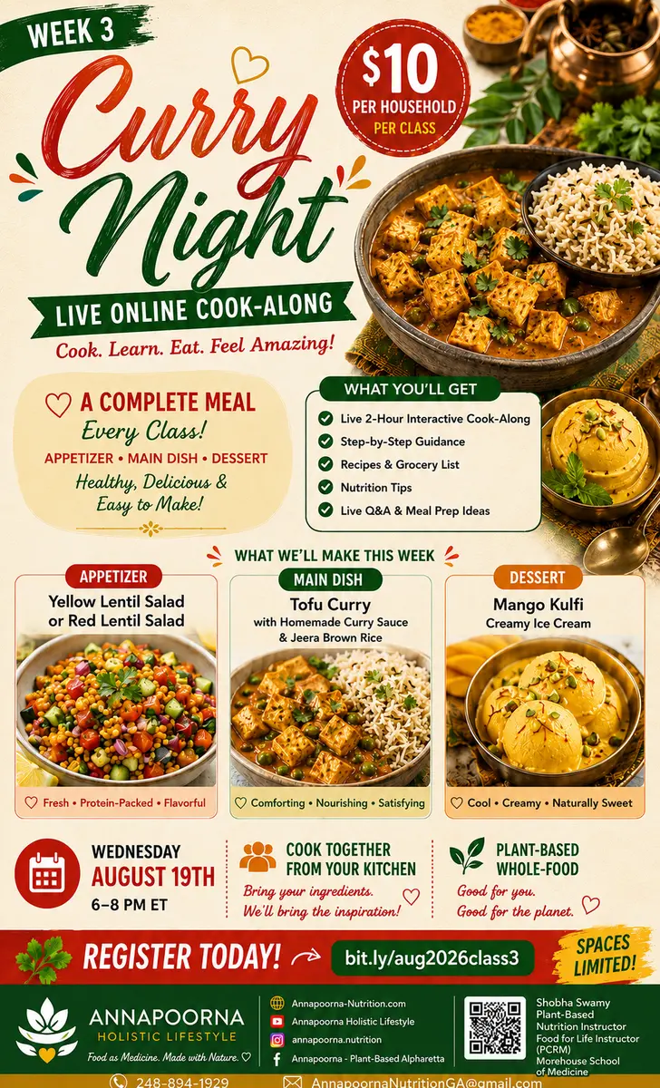 Week 3 Curry Night live online cook-along